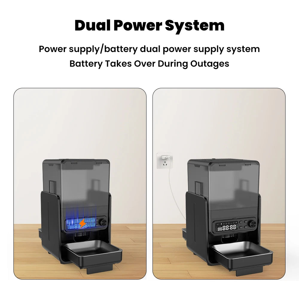 Cityflee Automatic Pet Feeder 5L Timed Portion Control