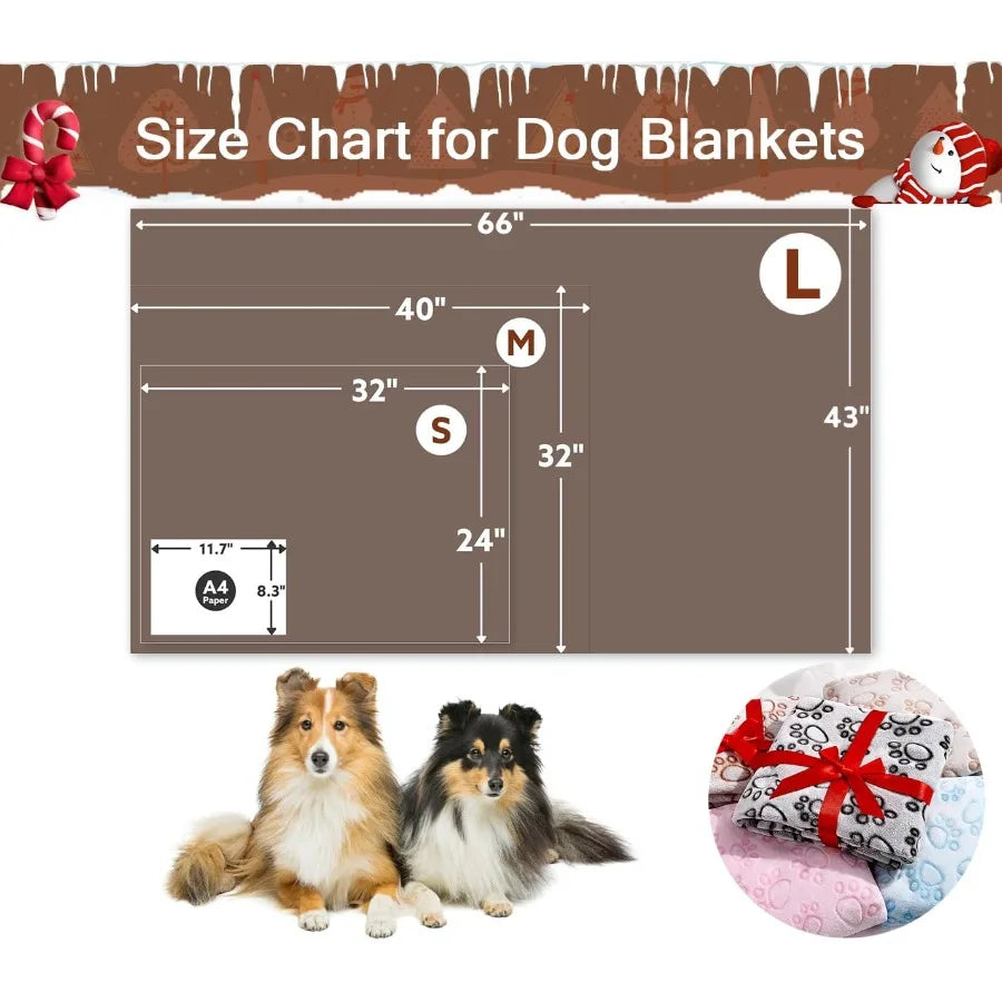 Brown Soft Dog Blanket For French Bulldog 32x40 Inches Premium Flannel Fleece