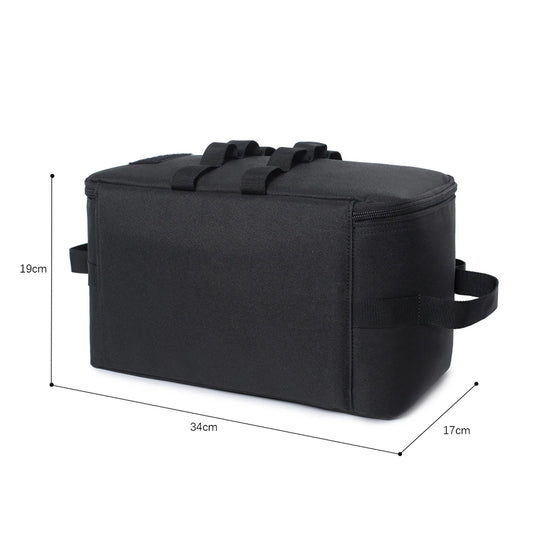 30L Camping Utensil Organizer Collapsible Storage Bag Car Trunk Large Capacity Detachable Multifunctional Stove Case