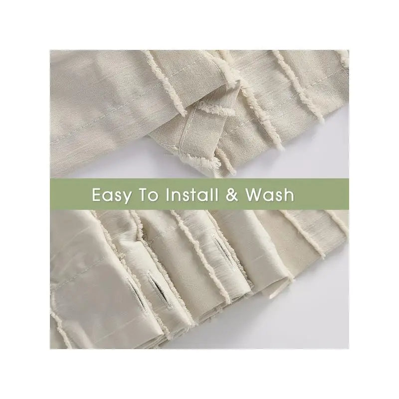 Striped Tufted Shower Curtain 72x72 Inch For Modern Boho Bathroom Decor Premium Polyester Knit