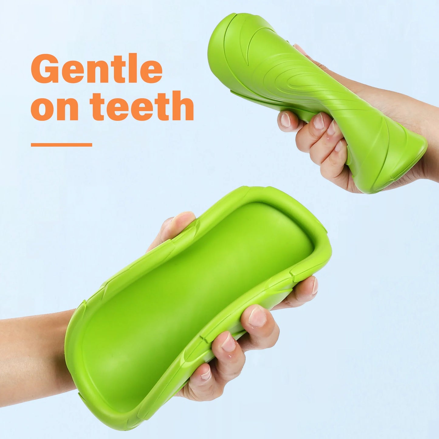 Dog Flying Disc 2 Pack 7 Inch Durable Natural Rubber Floating Flying Saucer for Water Pool Beach Orange