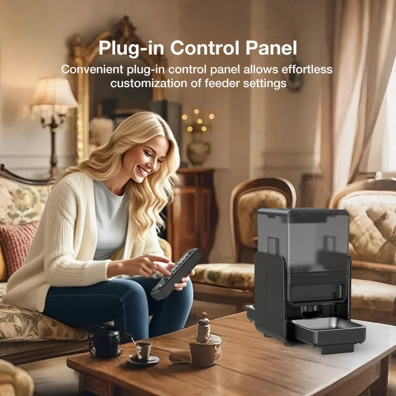 Cityflee Automatic Pet Feeder 5L Timed Portion Control