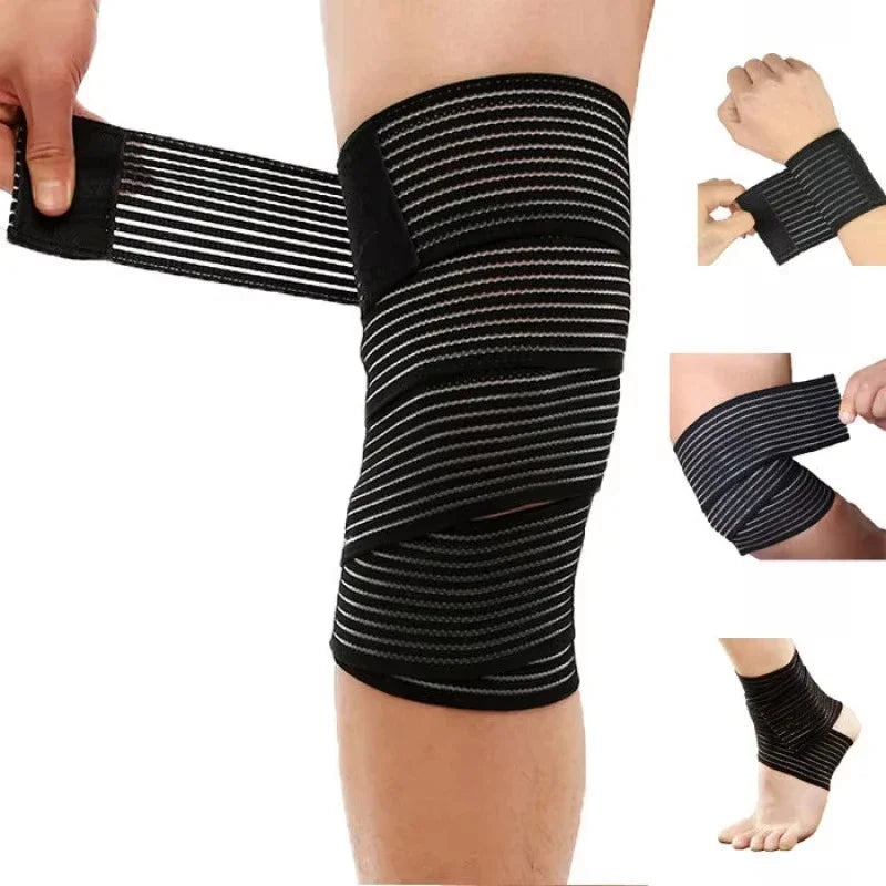 Compression Bandage Protector Knee Elbow Leg Support Wrap For Sports