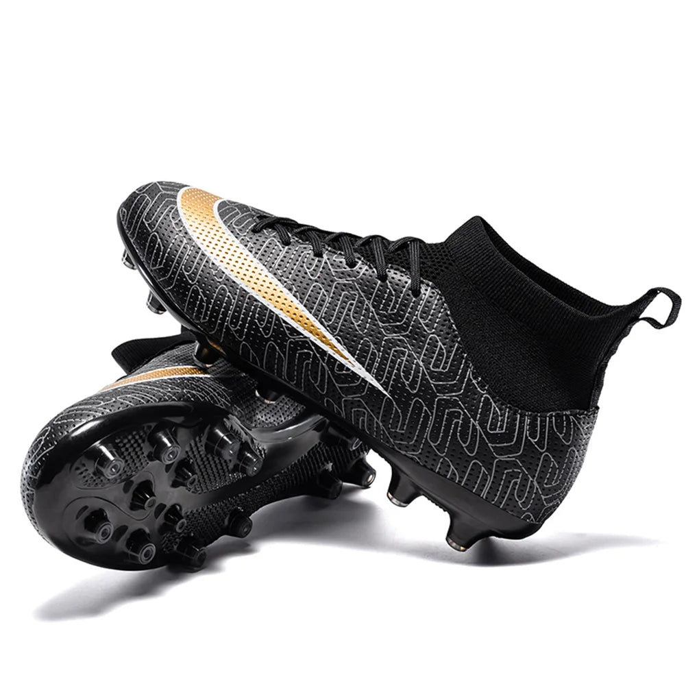 Unisex Football Cleats Firm Ground Outdoor Soccer Shoes