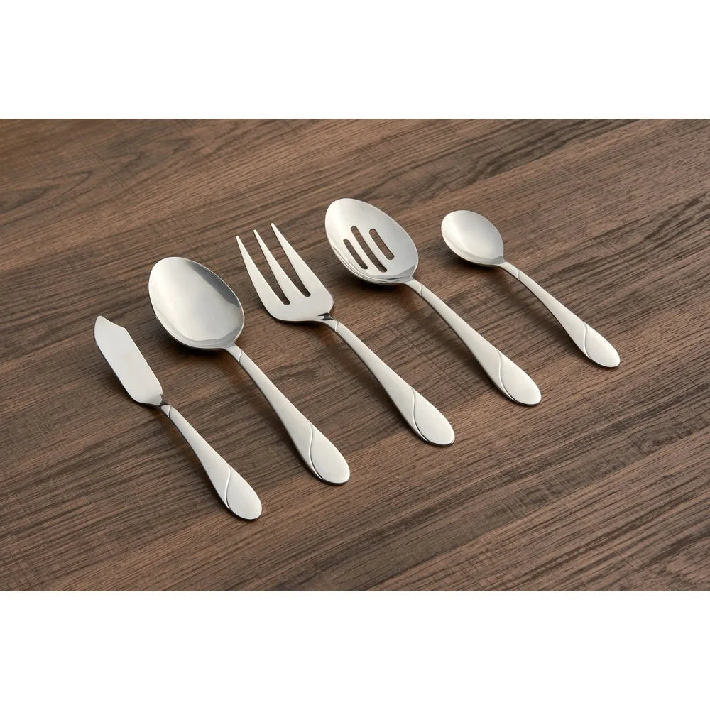 89 Piece Stainless Steel Flatware Set Service For 12 Dishwasher Safe
