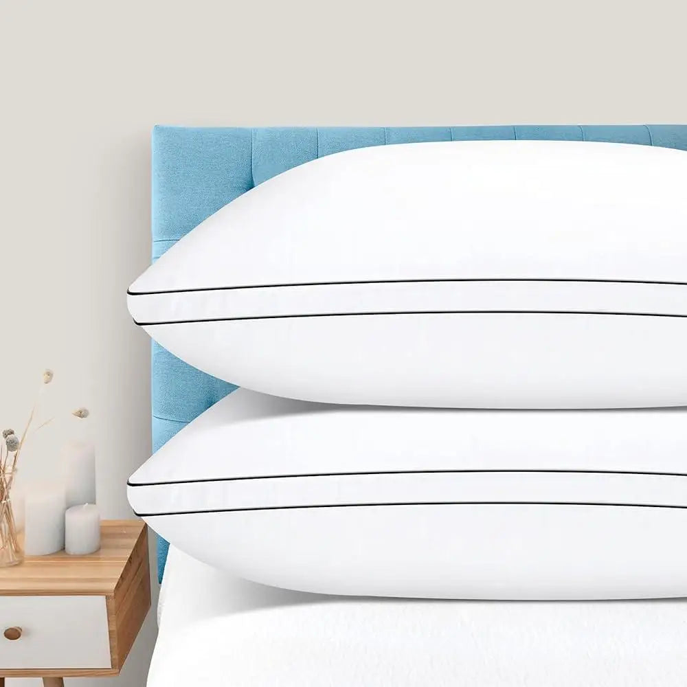 King Size Pillow Set of 2 Down Alternative Hotel Pillows