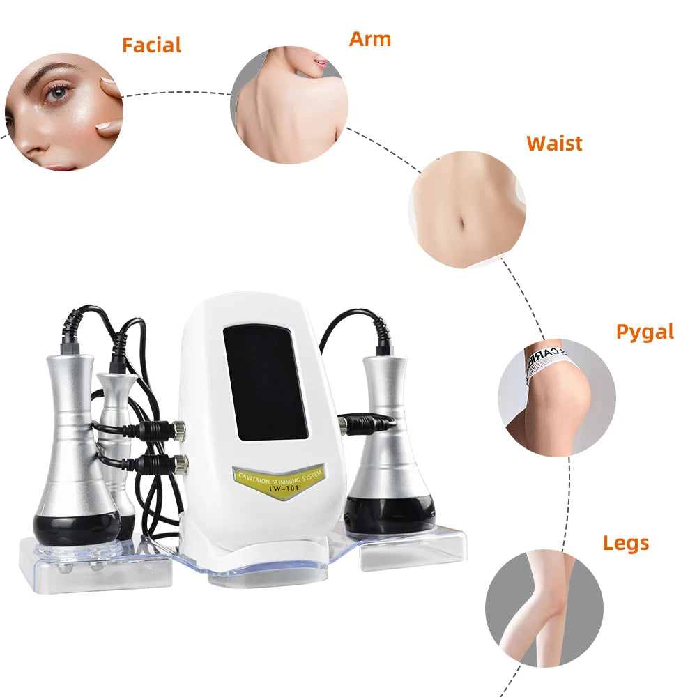 Three In One 40K Cavitation Massager For Body Tightening