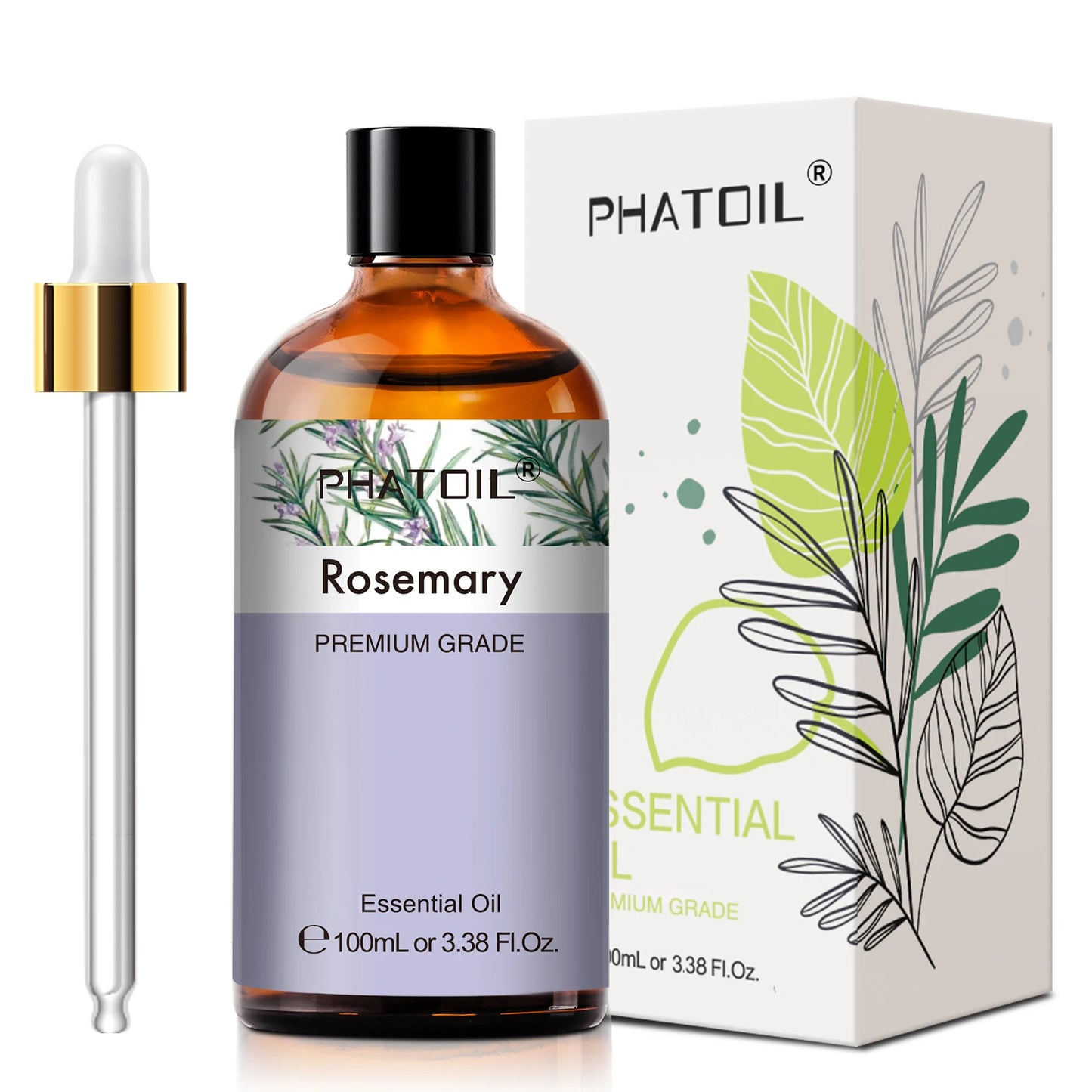 Phatoil 100ml Essential Oil For Diffuser Lavender Jasmine Vanilla Eucalyptus