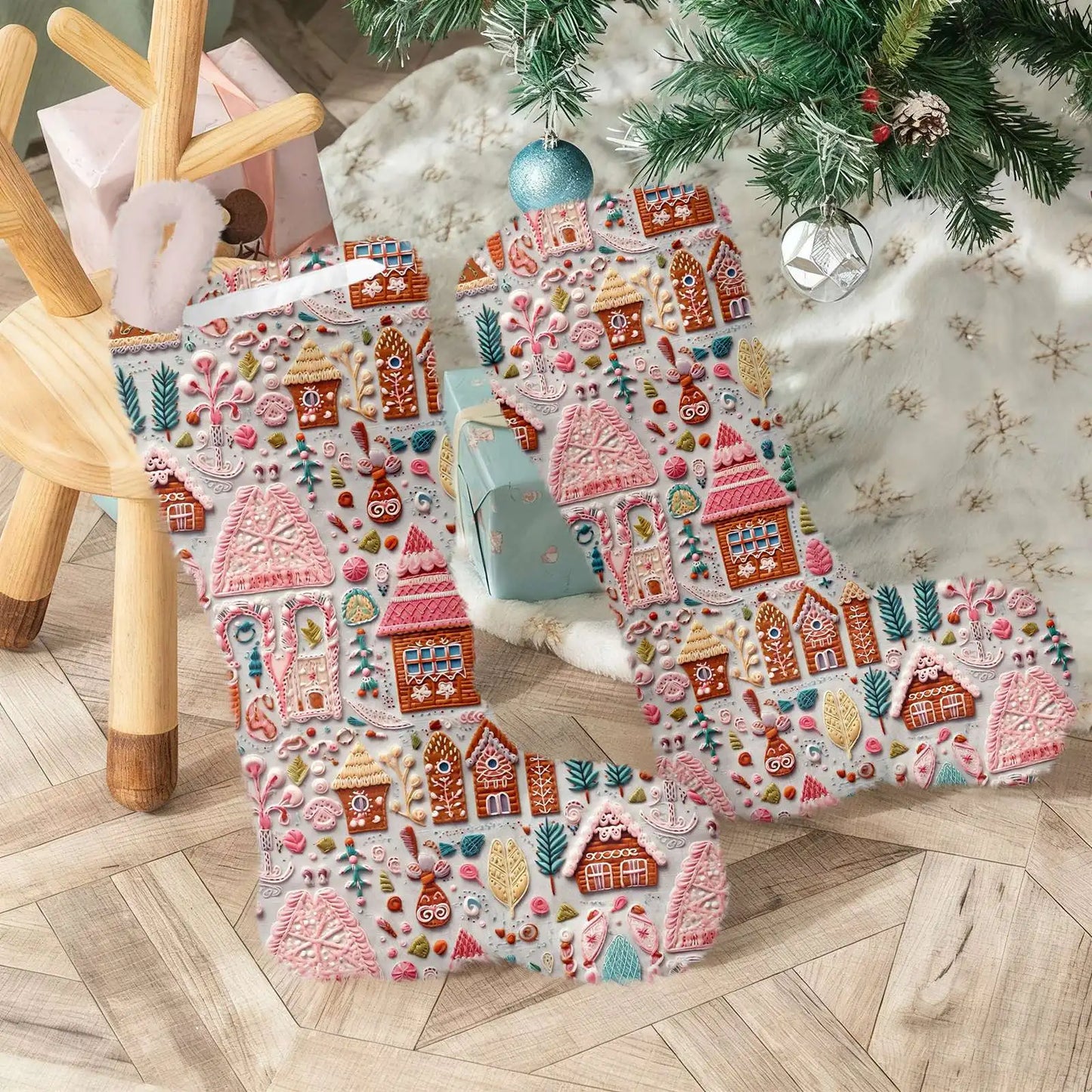 Christmas Stocking Ornaments Christmas Tree Pendants 2025 New Year Decorations