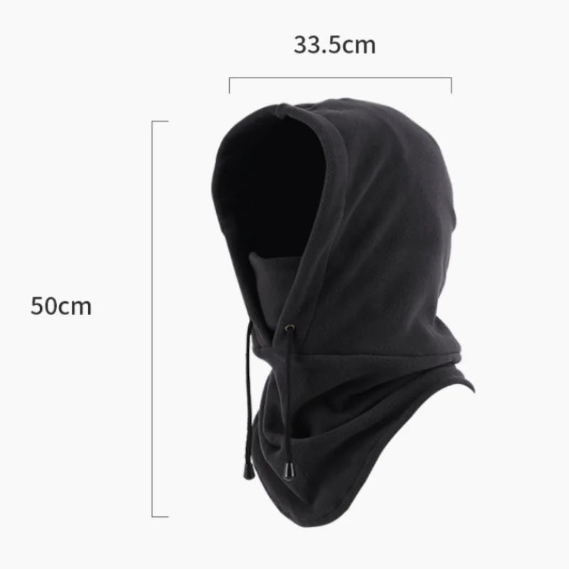 Unisex Winter Balaclava Hat Hooded With Neck Warmer For Hiking