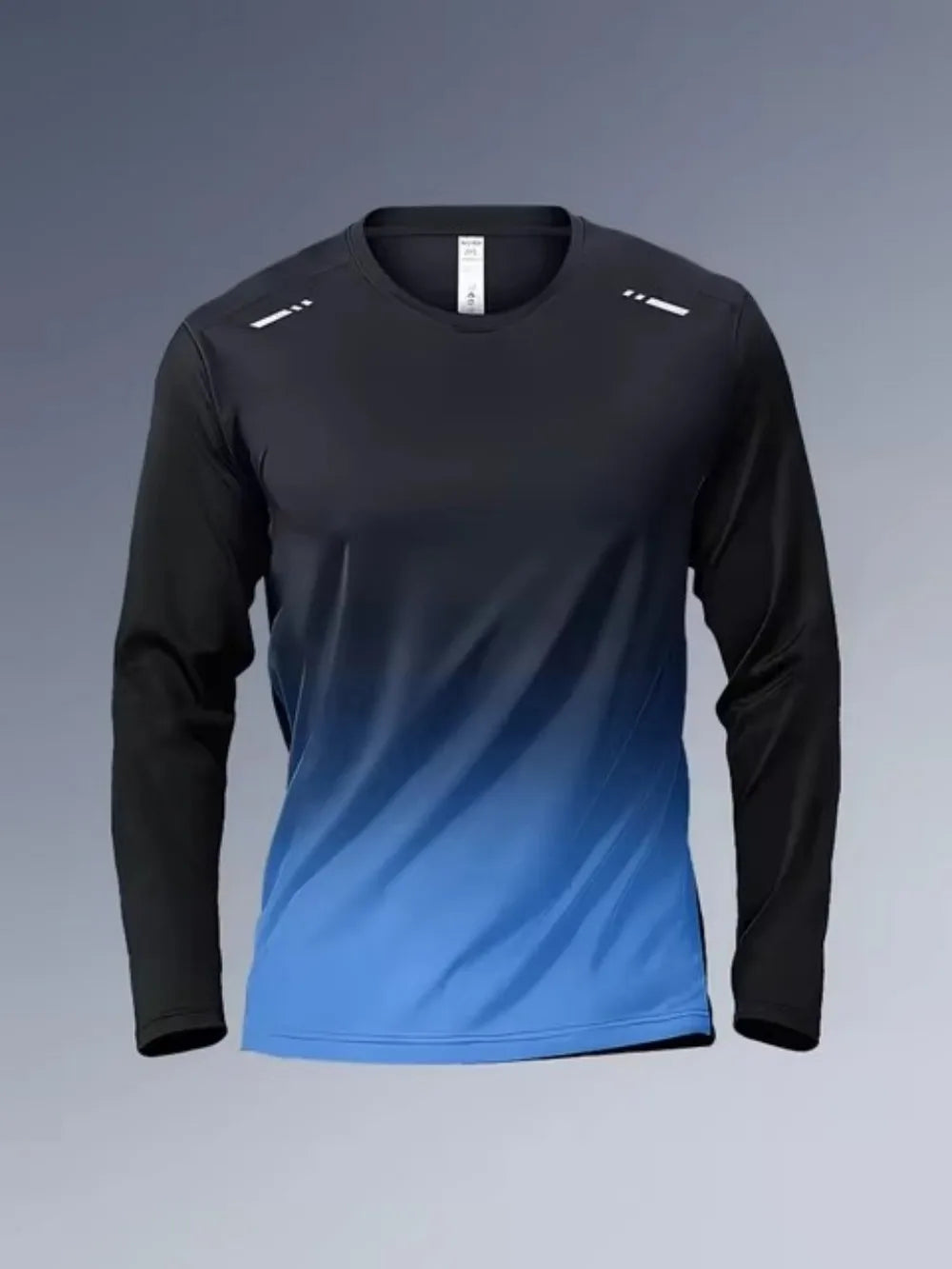 Mens Long Sleeve Fitness Tee Quick Dry Running Top