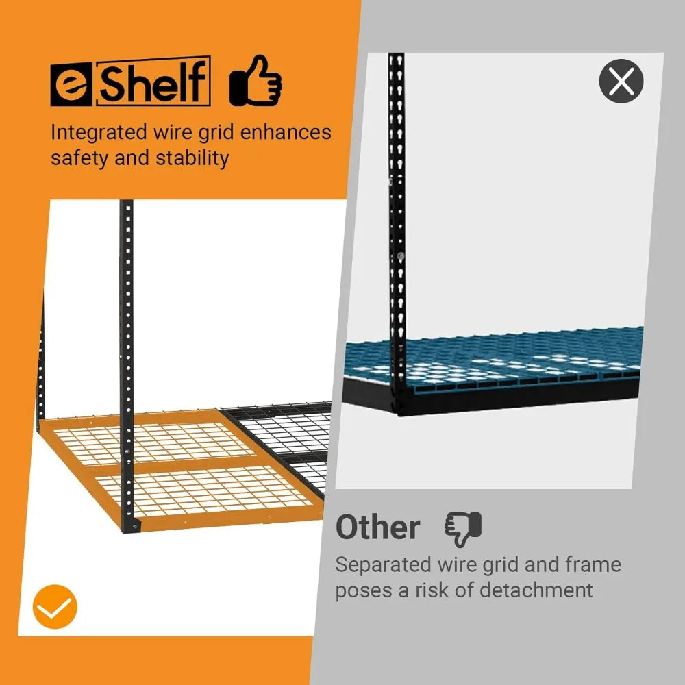 4x8ft Overhead Garage Storage Rack With Adjustable Ceiling Drop Down 22-40