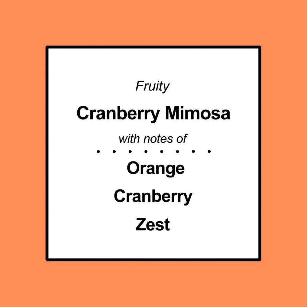 Three Wick Cranberry Mimosa Scented Jar Candle Paraffin Wax 65 Hour Burn Time