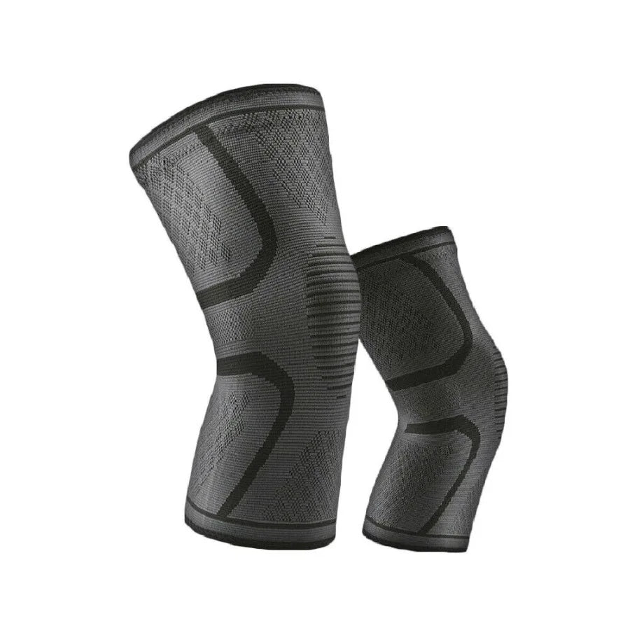 2 Piece Mens Compression Knee Brace Set Sports Knee Pads