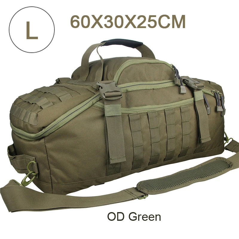 Molle Tactical Travel Bag 30L 45L 80L Large Duffle Gym Backpack