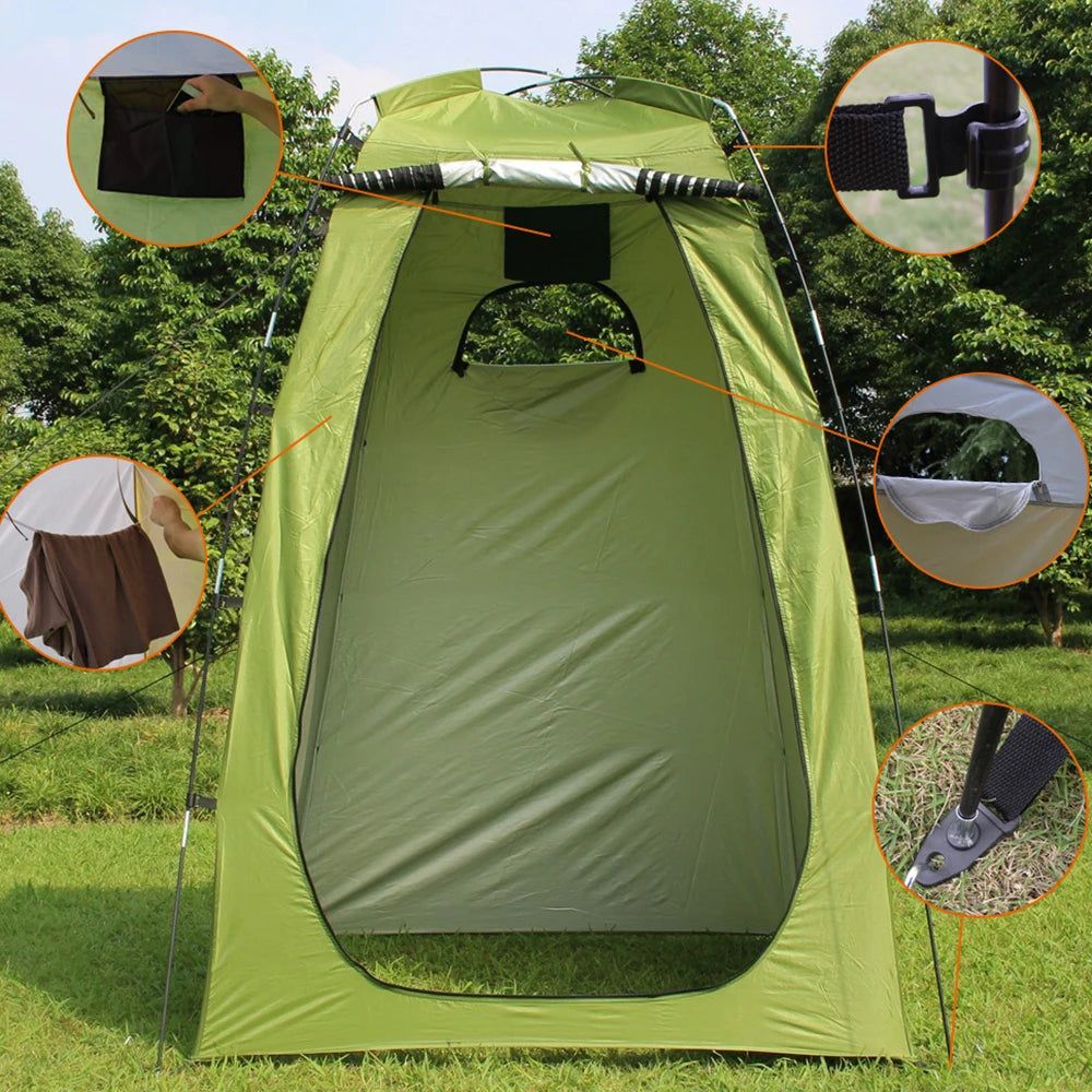 Camping Tent for Shower 6FT Privacy Changing Room for Camping Biking Toilet Shower Beach Shower Tent Changing Room for Camping