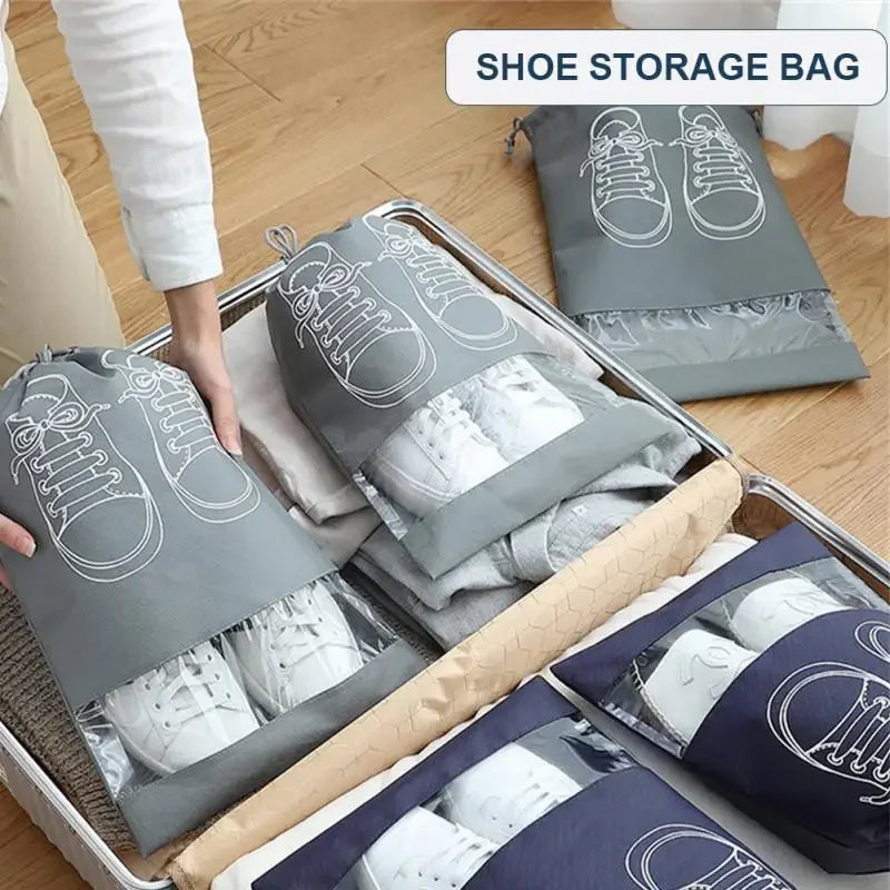 Shoes Storage Bags Non Woven Closet Organizer Travel Bags