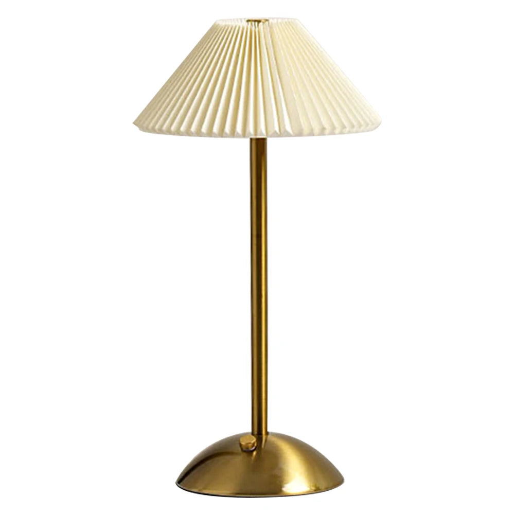 Nordic Pleated Table Lamp USB Charging Art Atmosphere Lamp