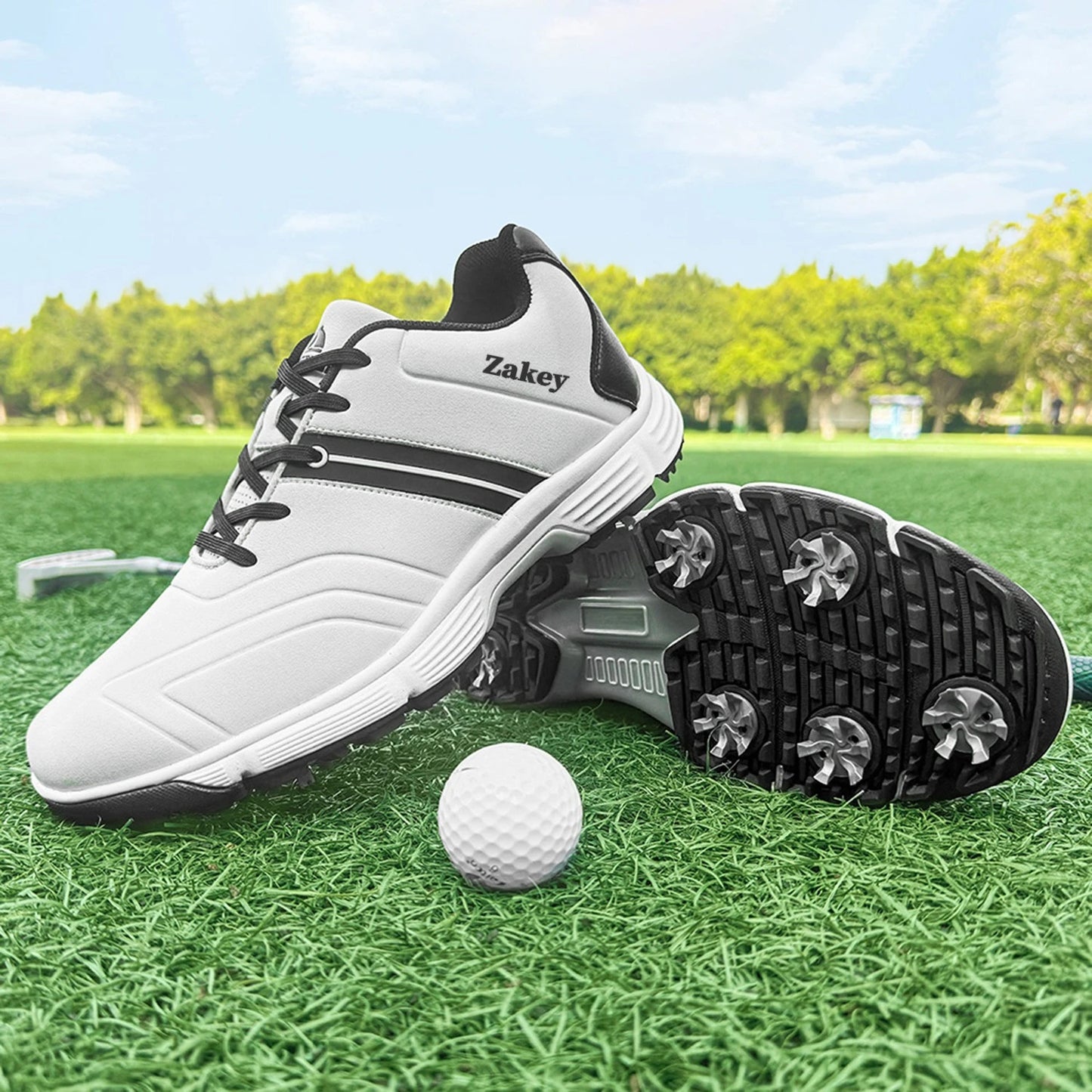 Zakey Men Waterproof Golf Shoes Professional Sneakers