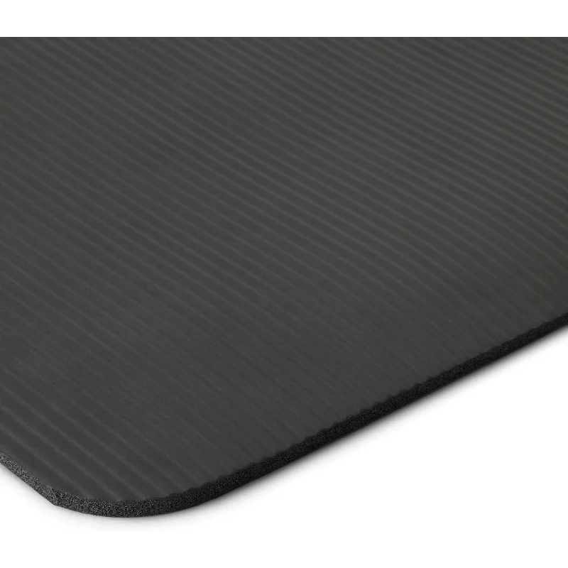 Extra Thick Half Inch Yoga Mat With Carrying Strap Cushioned Support For Fitness