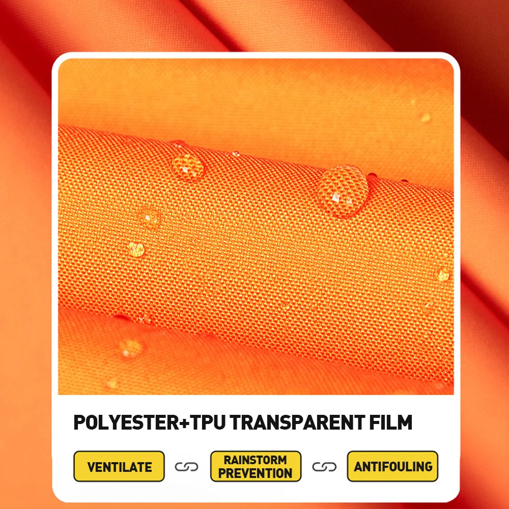 Herobiker Unisex Motorcycle Raincoat Jacket Pants Set Camping Hiking Rain Gear