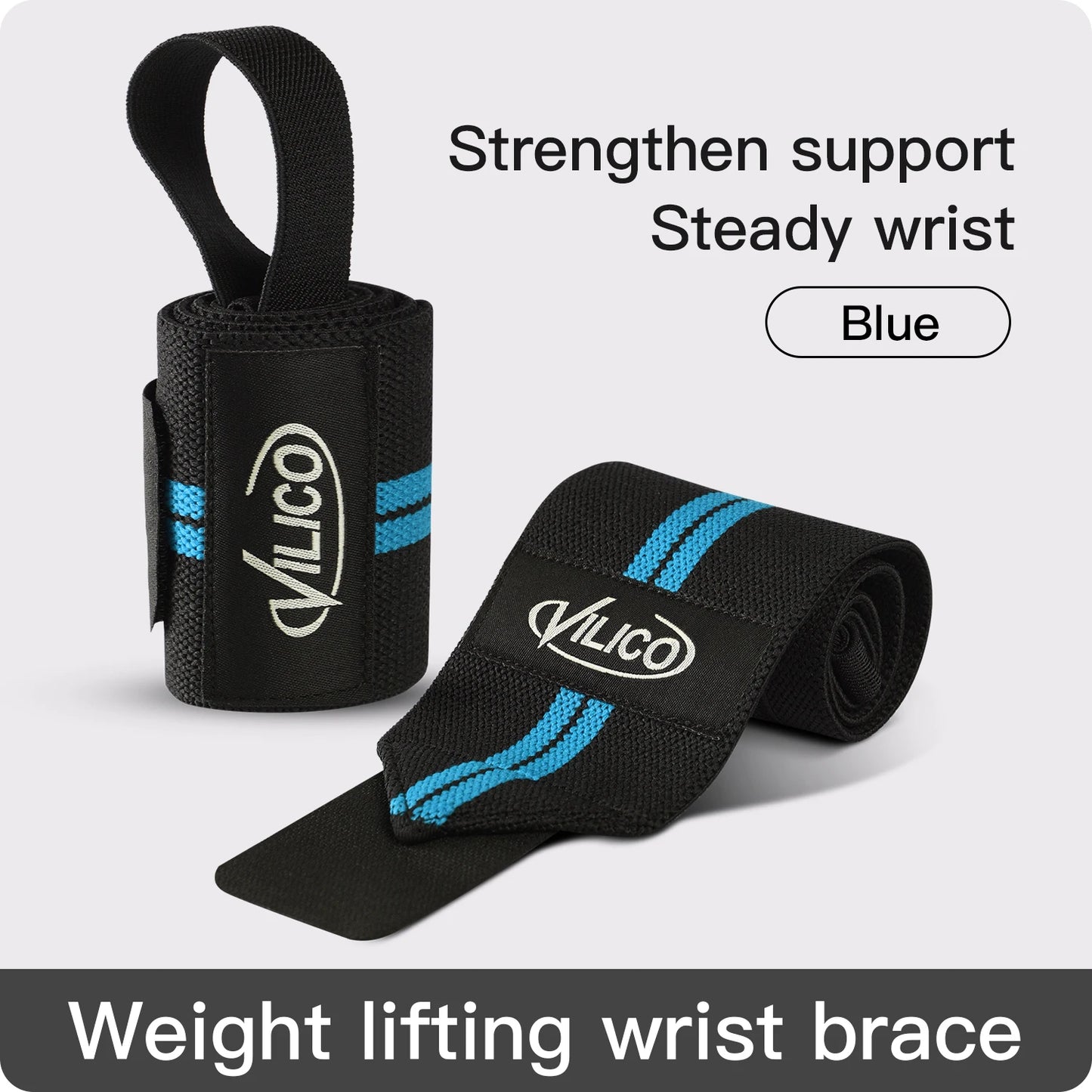 Wrist Support Brace Straps Extra Strength Weight Lifting Wraps For Gym