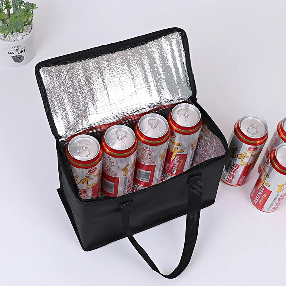 Portable Insulated Lunch Cooler Bag Folding Insulation