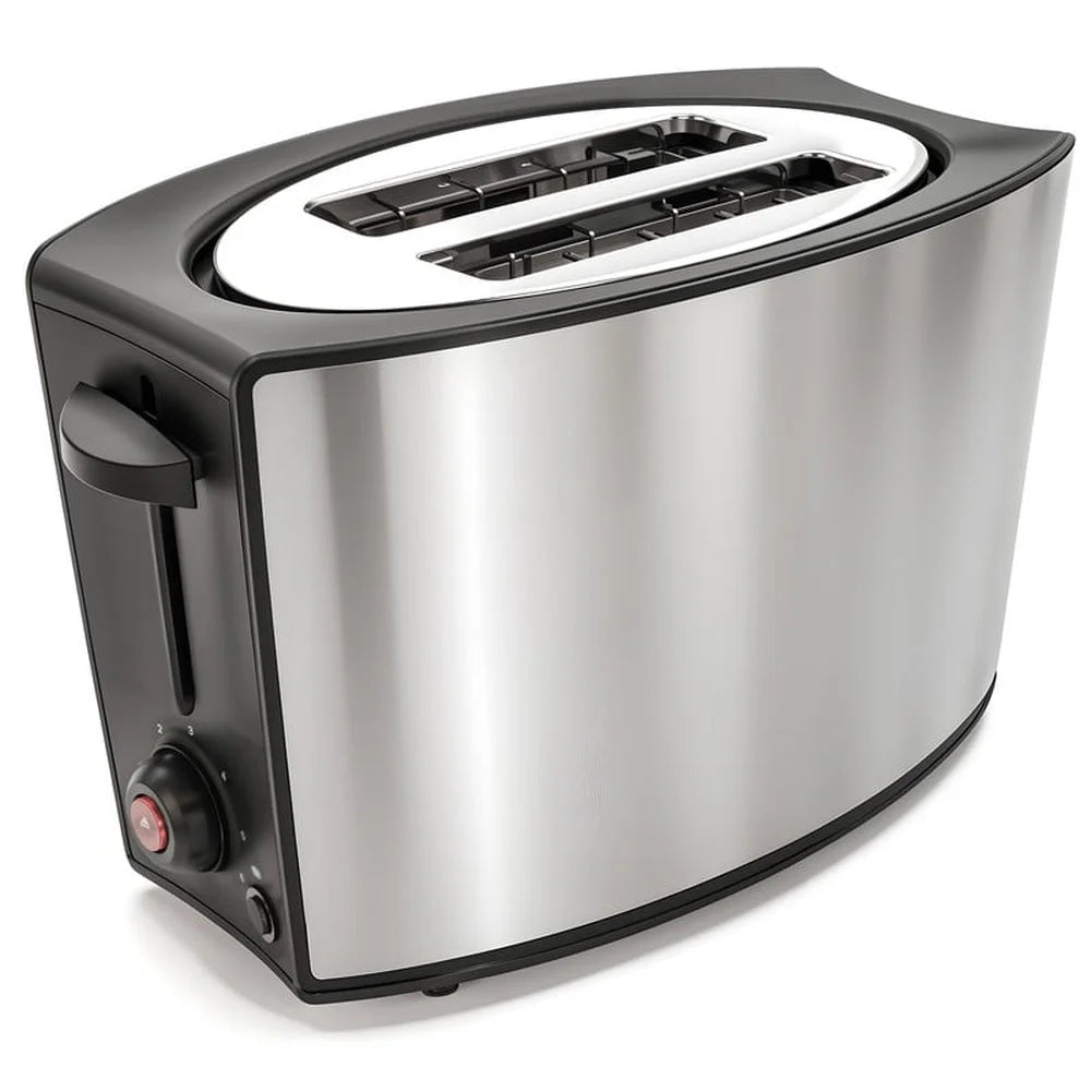 Stainless Steel 2 Slice Toaster Extra Wide Slots Bagel
