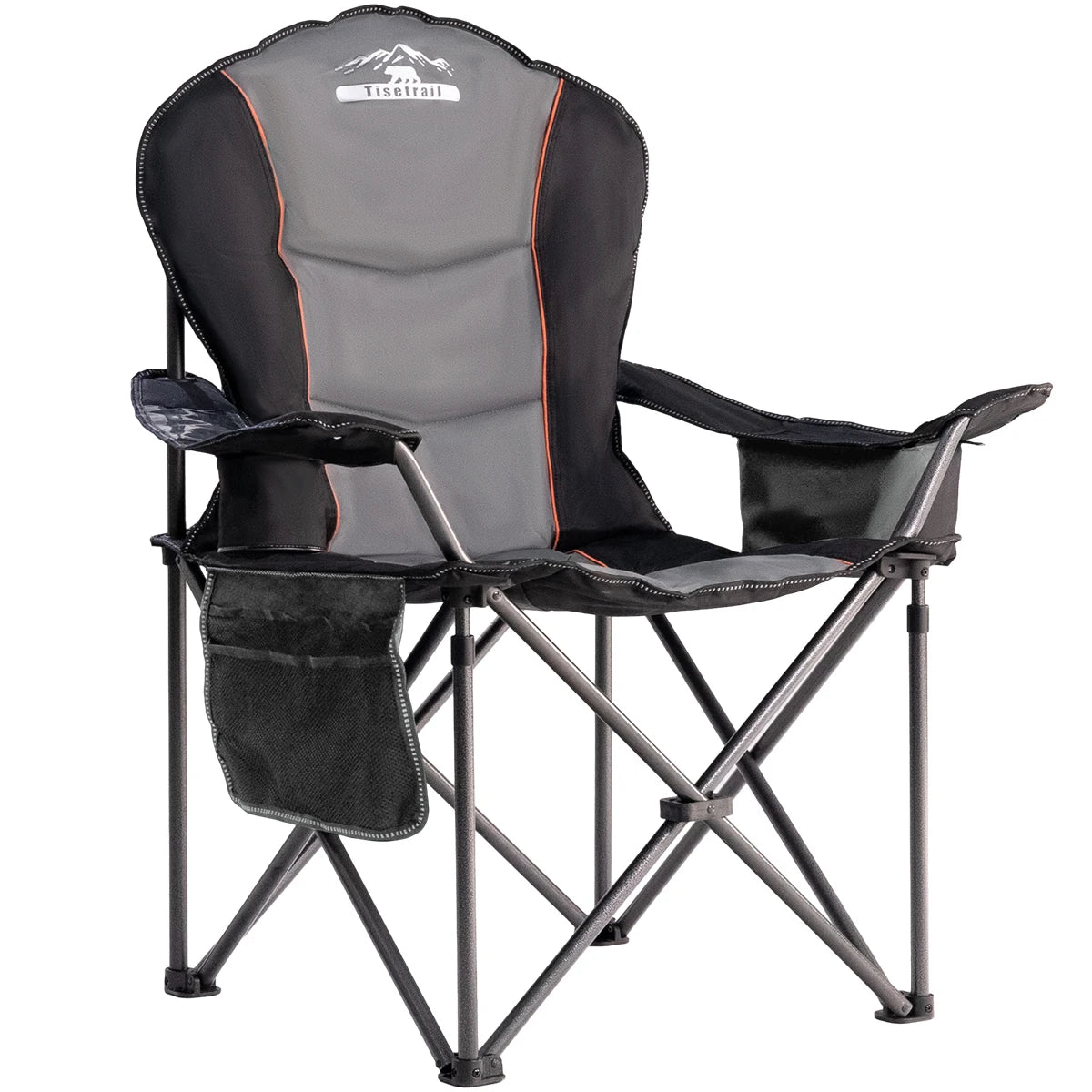 Tisetrail Oversized Camping Chair Folding With Cooler 500LBS
