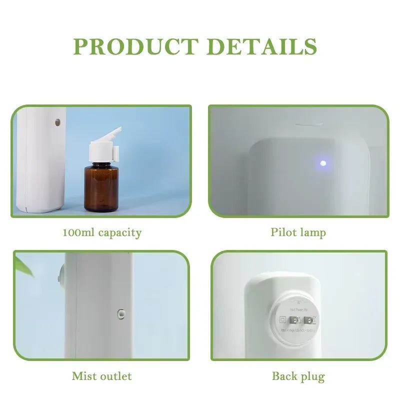 Socket Model Home Fragrance Diffuser 100Ml Aromatherapy 300 M3 Bluetooth App
