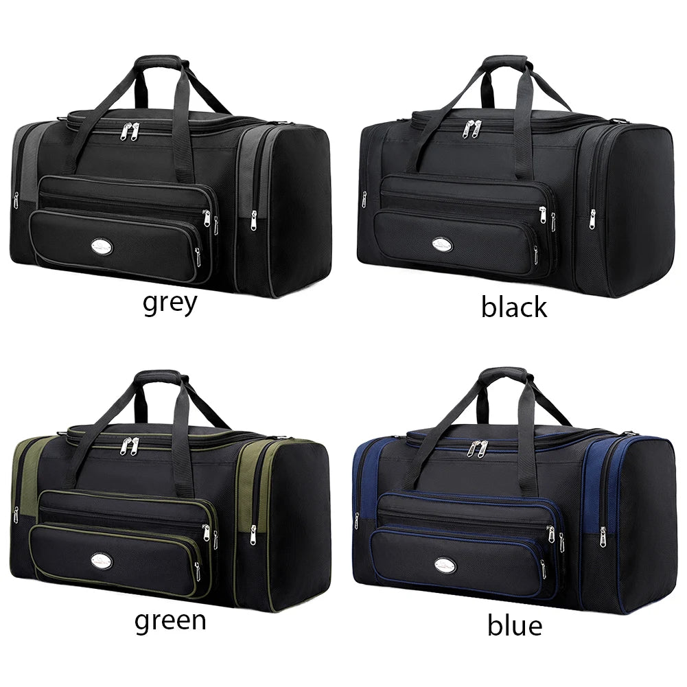 Travel Duffle Bag For Men Women With Shoe Compartment