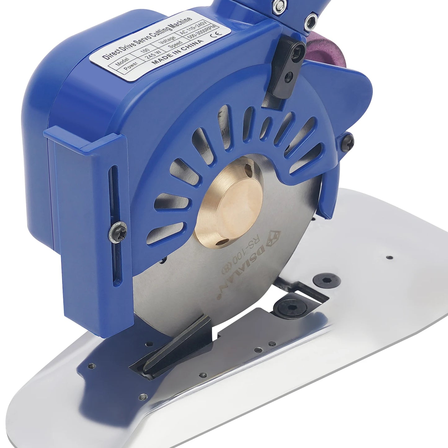 245W Electric Fabric Cutter With Speed Adjustable Fabric Cutting Machine