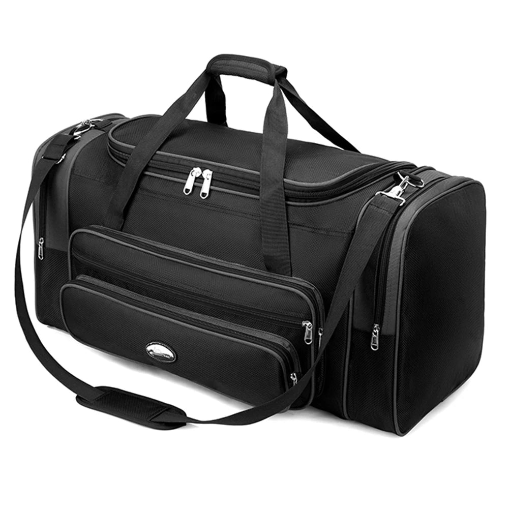 Travel Duffle Bag For Men Women With Shoe Compartment