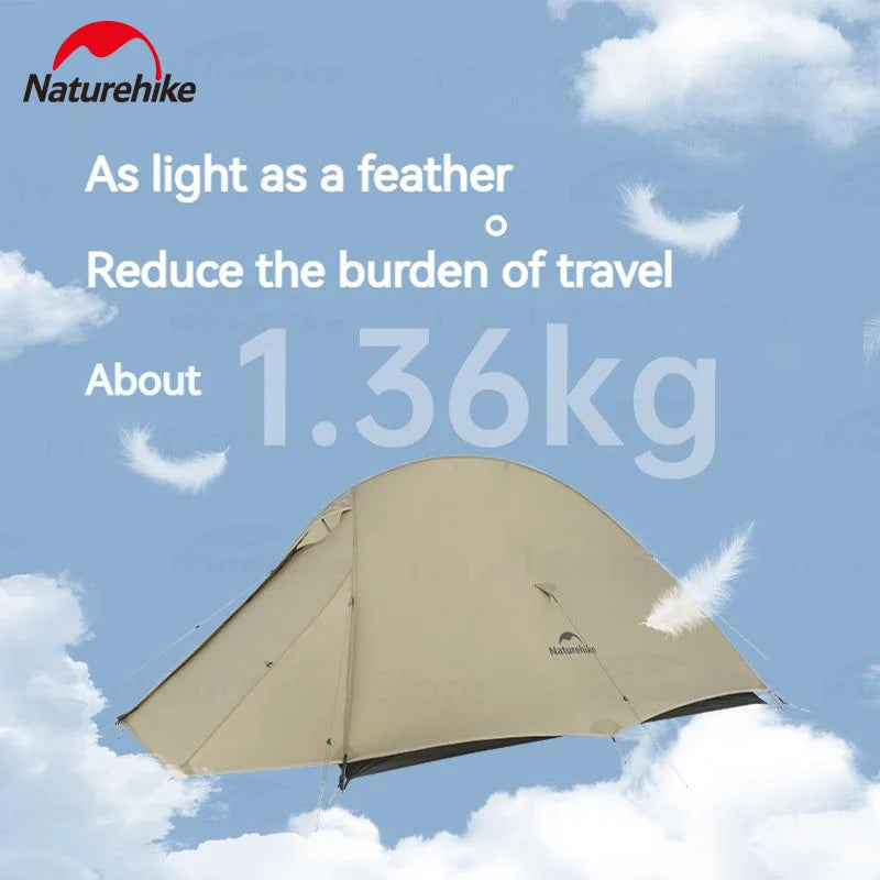 Naturehike Cloud Up Pro Two Person Trekking Tent 20D Nylon Ultralight