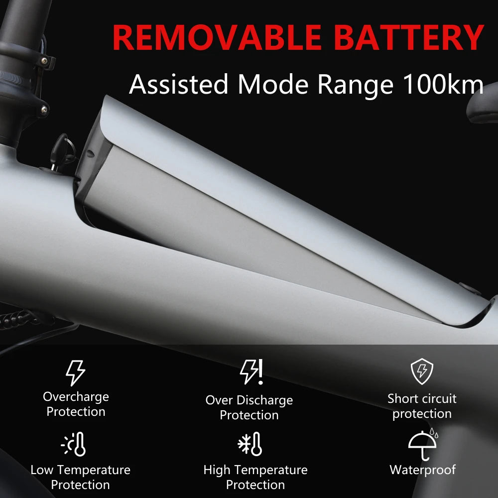 HX Q3 E Bike 2000W 48V 20Ah Fat Tire 20Inch Mountain Bike