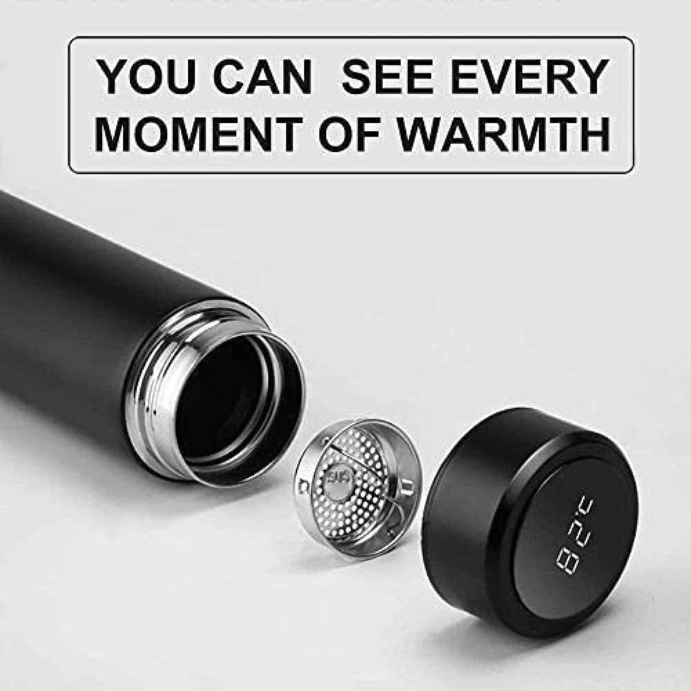 500ML Vacuum Insulated Intelligent Coffee Cup Temperature Display 304 Stainless Steel Vacuum Flasks New Year Valentine Day Gifts