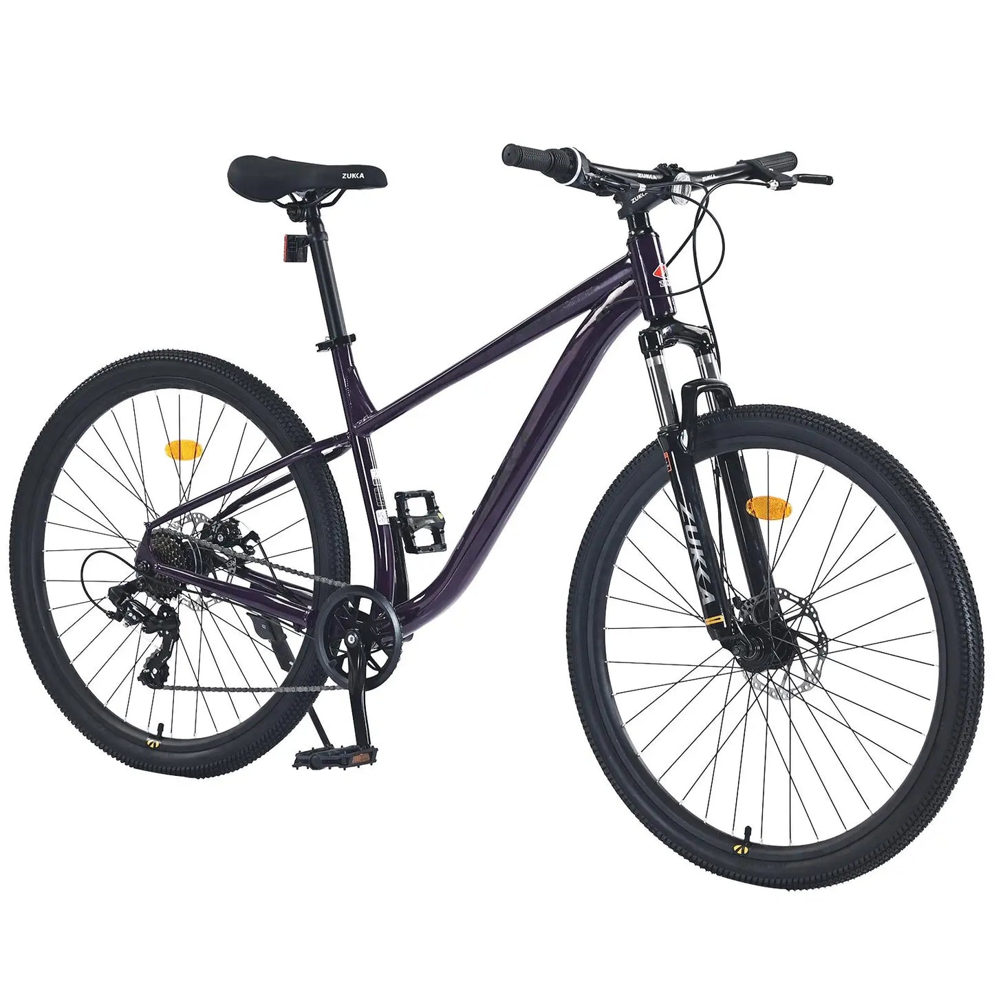 27.5 Inch Mountain Bike Front Suspension Steel Frame Unisex