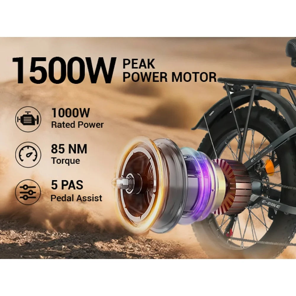 Orlms MX500 Electric Bike Dual Motor 3000W 52V 25Ah Tires