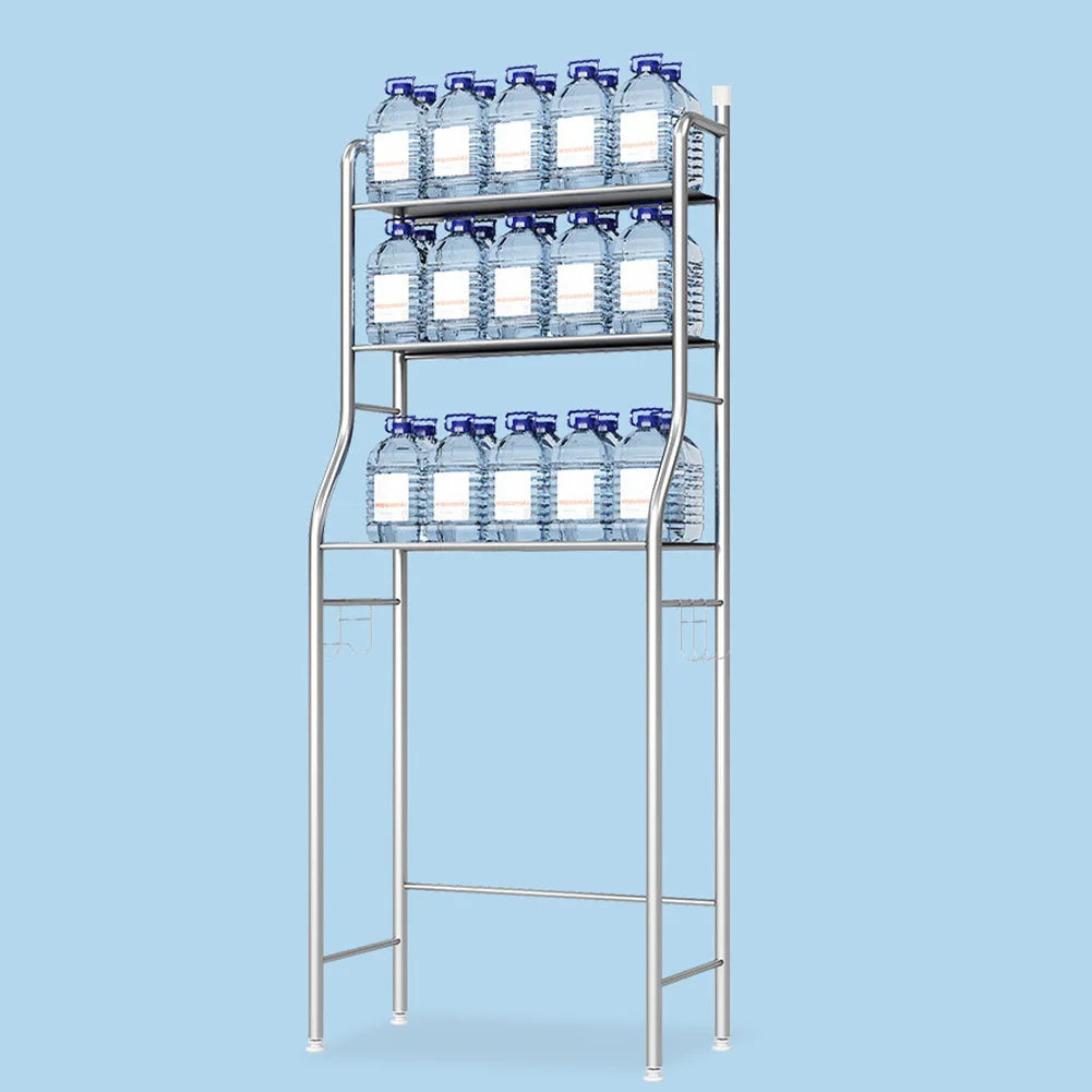 Over Toilet Storage Shelf Freestanding Two To Three Tier Metal Bathroom Shelves