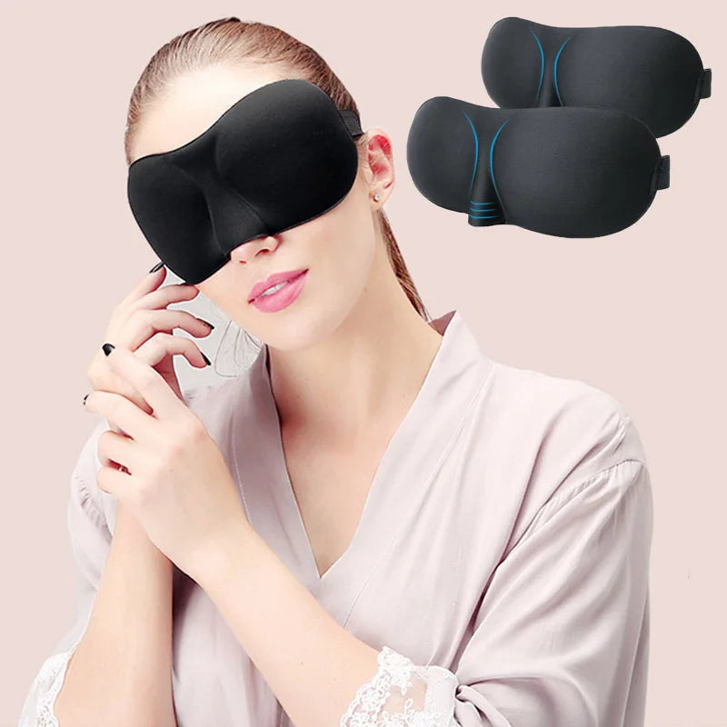 3D Contoured Eye Mask Sleeping Aid Block Out Light For Women And Men