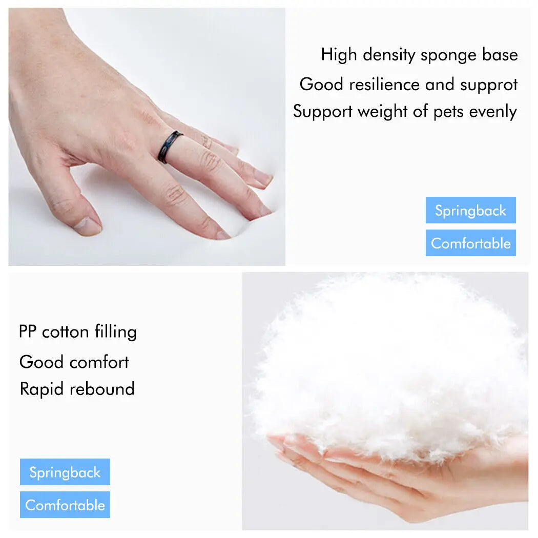 Extra Large Orthopedic Dog Bed With Removable Washable Cover Soft Sponge Foam Mattress Couch