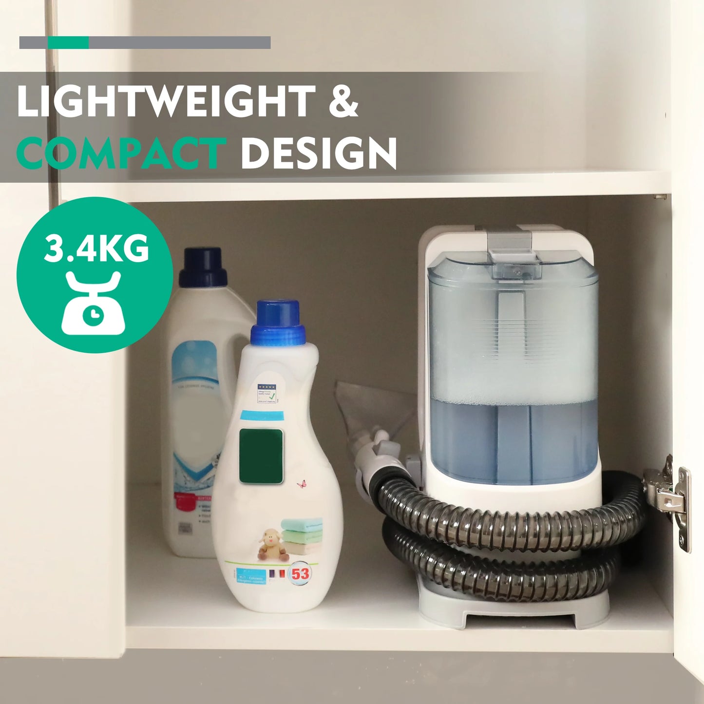 Haushof StainZapper Spot Carpet Cleaner Portable 400W