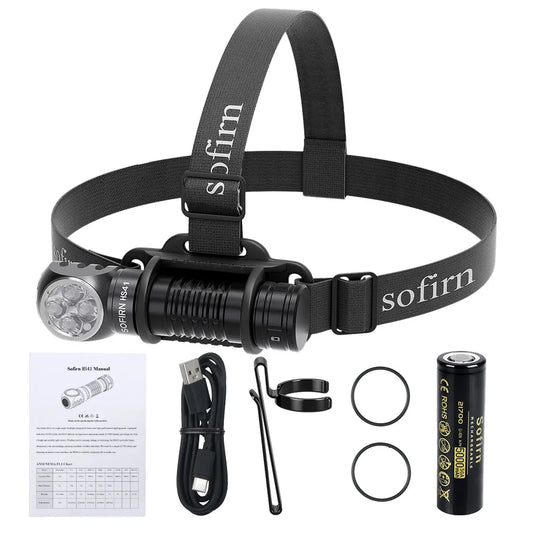 Sofirn HS41 Headlamp 4000 Lumen USB C Rechargeable 21700 Battery SST20 LED Torch Indicator Magnetic Tail Flashlight
