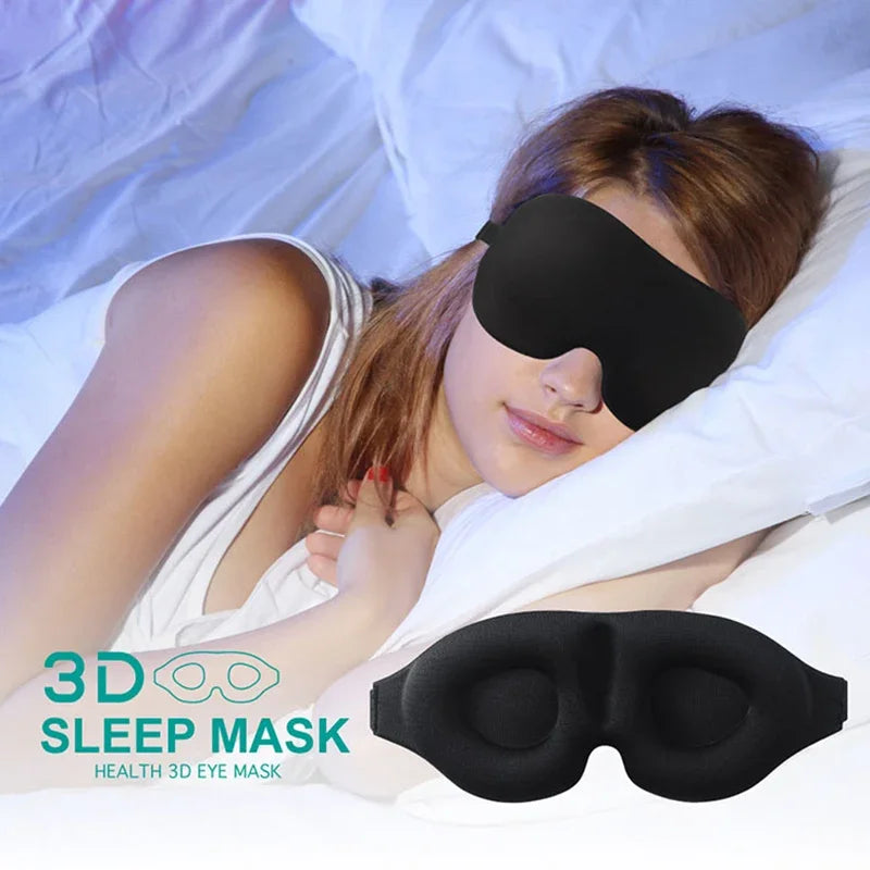 3D Contoured Eye Mask Sleeping Aid Block Out Light For Women And Men