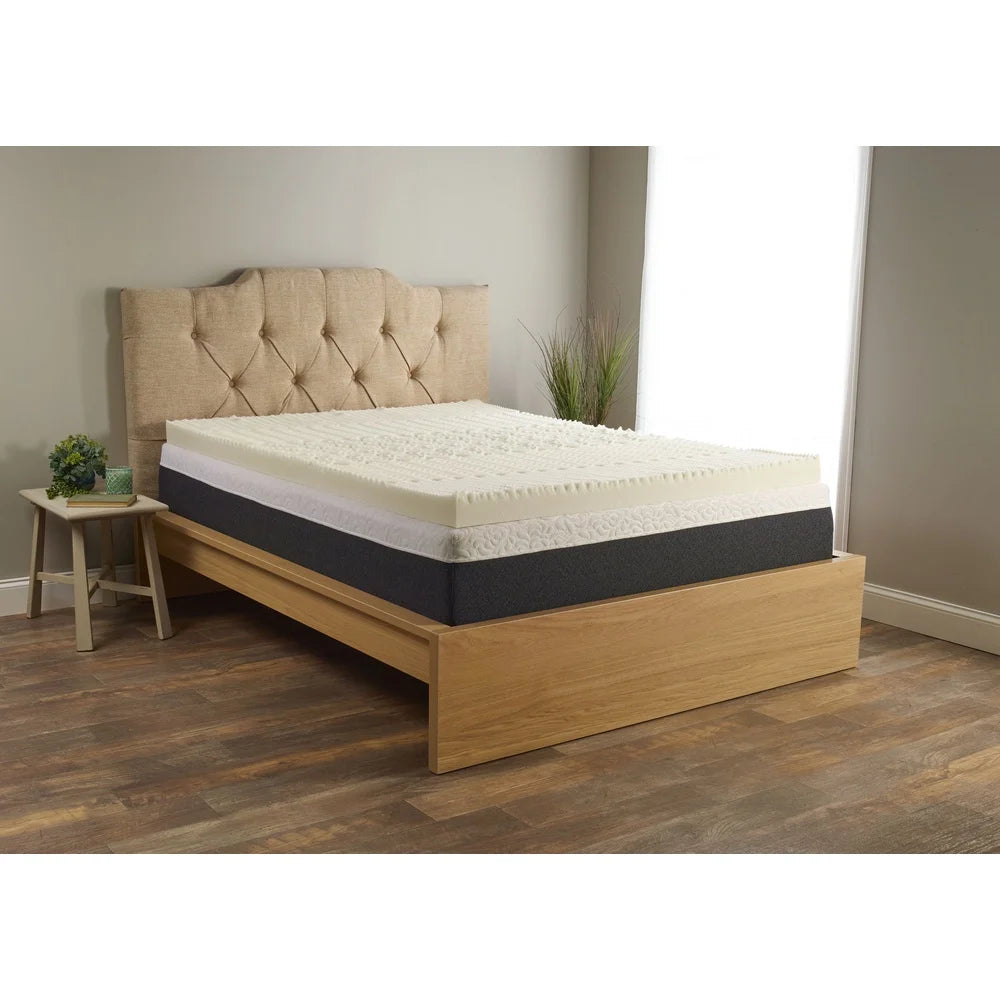 Memory Foam Topper 5 Zone Twin Size 3 Inch Ventilation CertiPUR US Certified