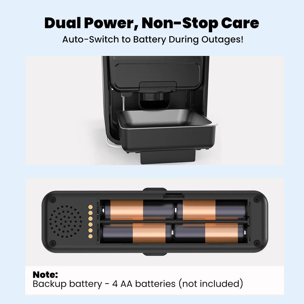 Cityflee Automatic Pet Feeder 5L Timed Portion Control