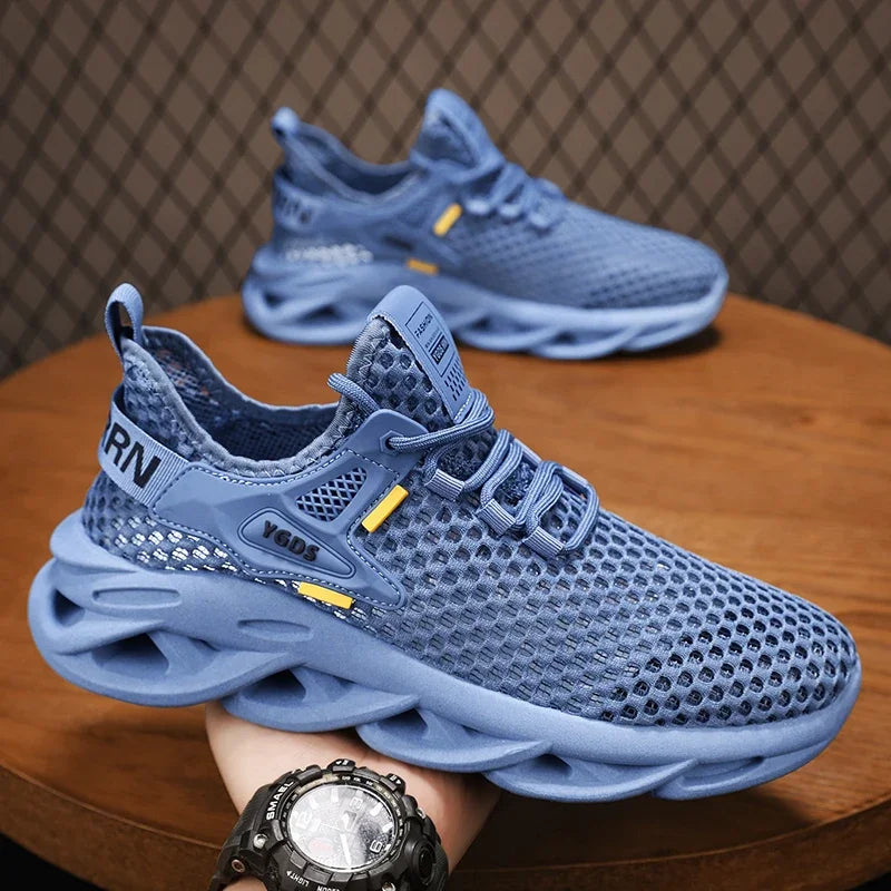 Mens Summer Mesh Sneakers Breathable Casual Outdoor Running Tennis Hiking Loafers