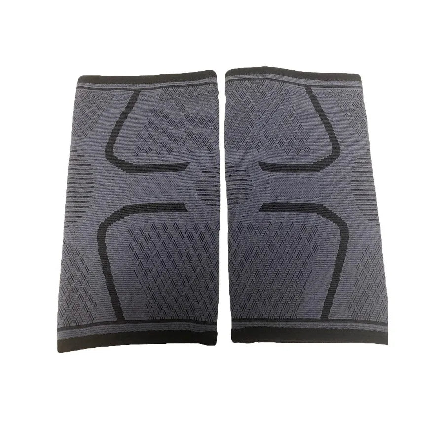 2 Piece Mens Compression Knee Brace Set Sports Knee Pads