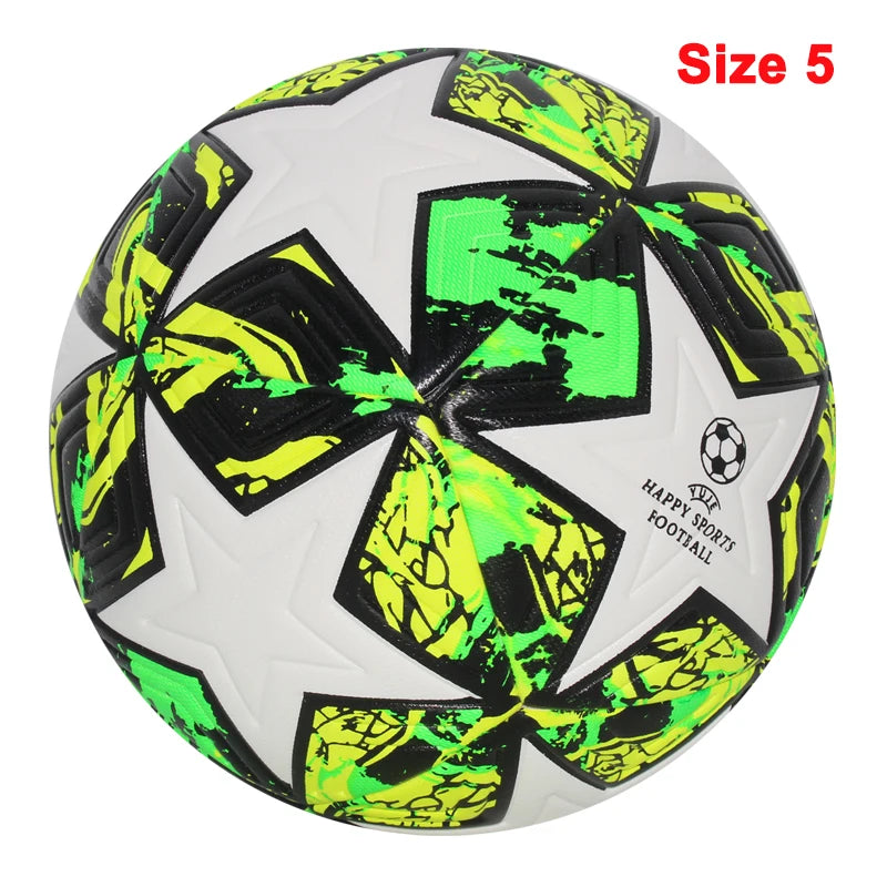 Professional Outdoor Soccer Ball High Quality PU Seamless Size 5 And Size 4