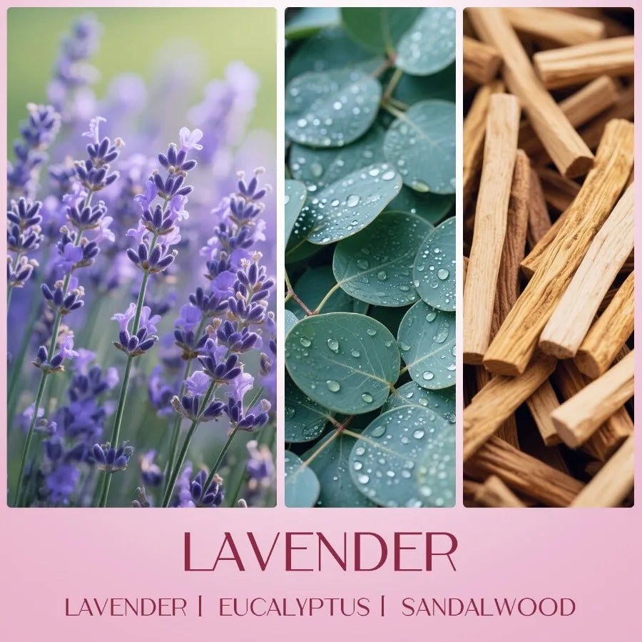 Lavender Vanilla Scented Soy Candles Gift Set For Women 2 Pack Home Aromatherapy